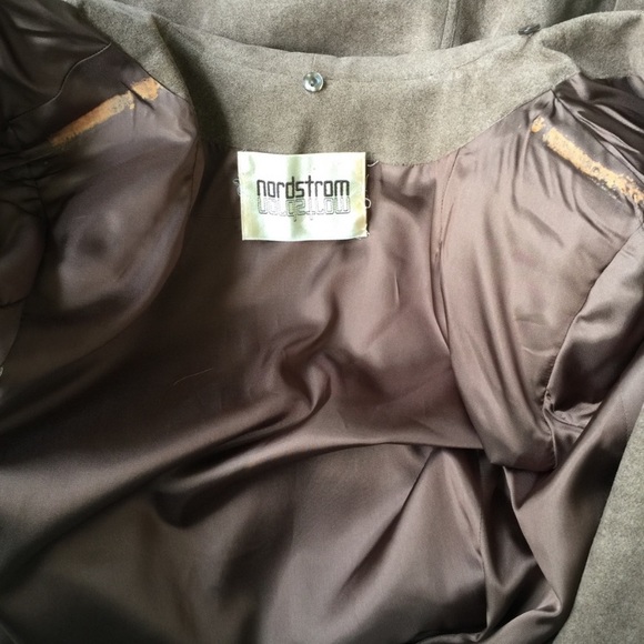 Vintage Nordstrom Real Fur Maxi Wrap Jacket - Picture 7 of 7